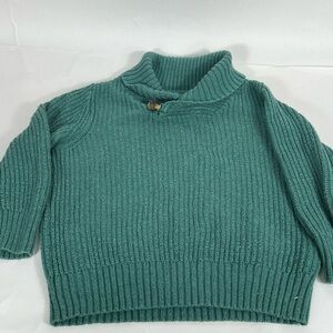 GAP Women's Cowl Neck Sweater in Teal